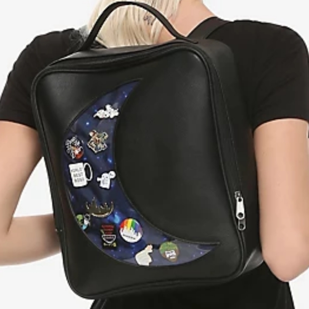 Loungefly Moon Cutout Mini Backpack